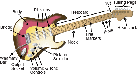Diagram of the Electric Guitar